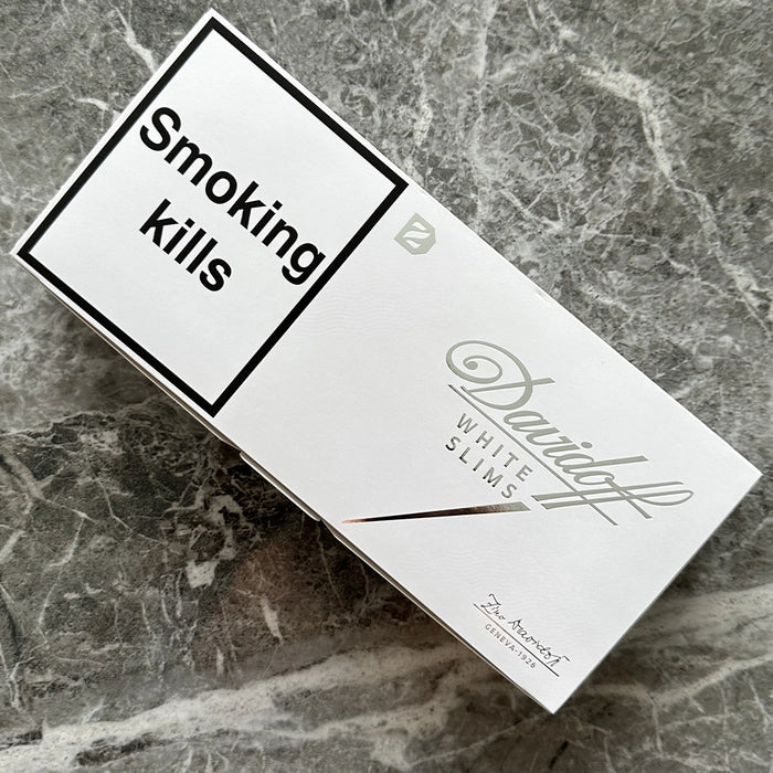 DAVIDOFF WHITE SLIM *