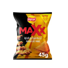 LAYS MAX CHICAGO HOT WINGS CHIPS 45GM