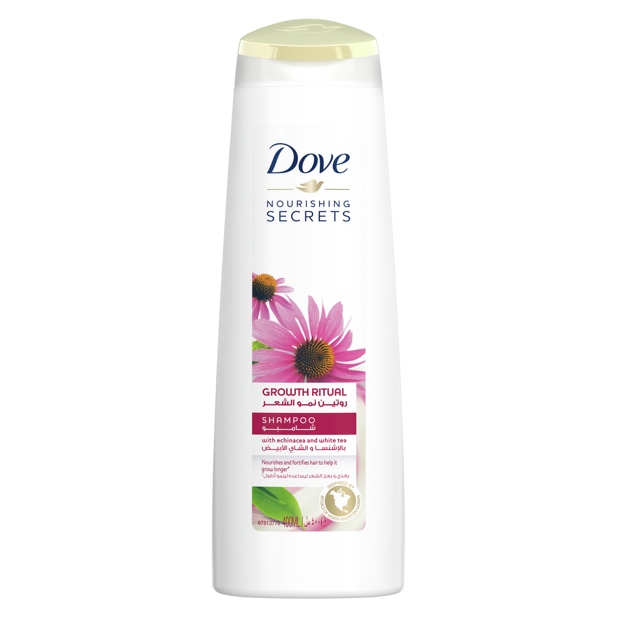Dove Nourishing Secrets Growth Ritual Shampoo with Echinacea&White Tea 400ml