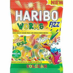 Haribo Sour Fizz Worms 70g