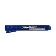 Faber-Castell P50 Blue Ink Chisel Tip Refillable Permanent Marker