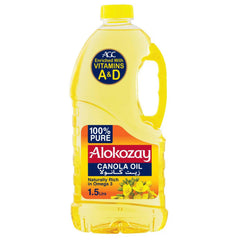 Alokozay pure canola oil 100% 1.5ltr