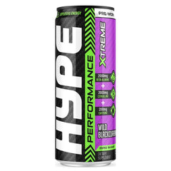 Hype Xtreme Pre-Workout Energy Drink WILD BLACK CURRANT 330 ML