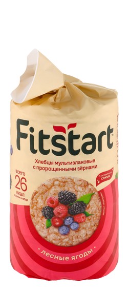 Fitstart Multigrain Rice Cakes With Forest Berries