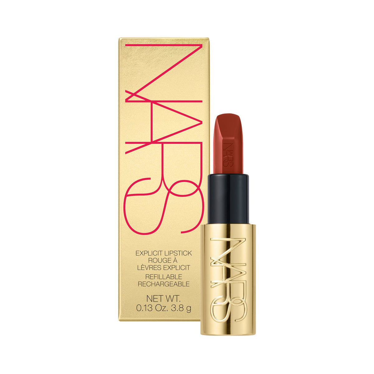 NARS EXPLICT LIPSTICK 3.8G SHADE EXHIBITION