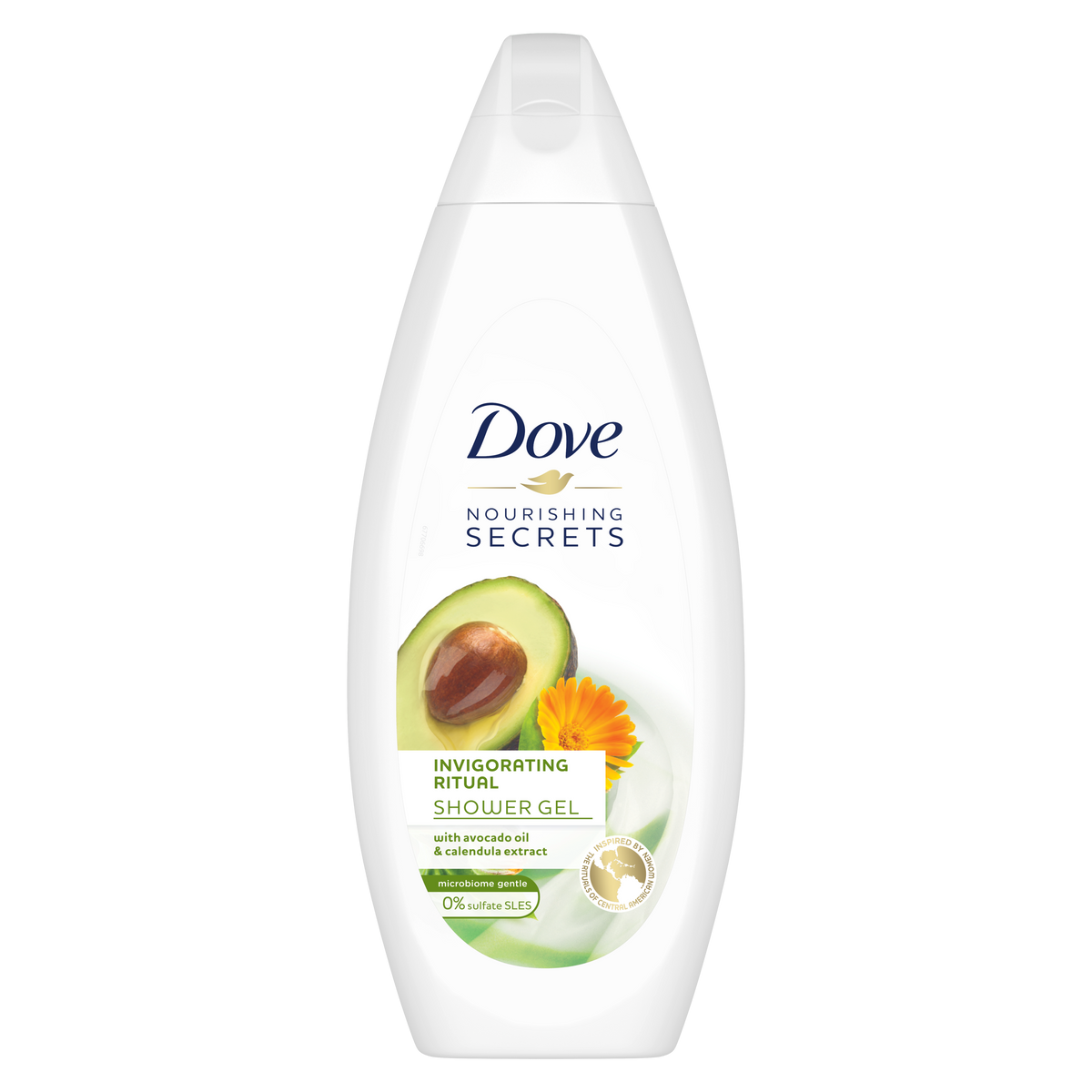 DOVE BW W/AVACADO OIL&CALENDULA EXTRACT 250ML