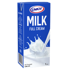 UNIKAI MILK UHT FULL CREAM 1 LTR
