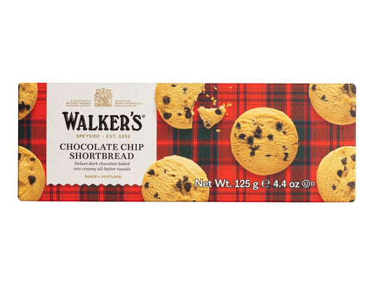 Walkers Pure Butter Chocolate Chips Shortbread Biscuits 125 GM