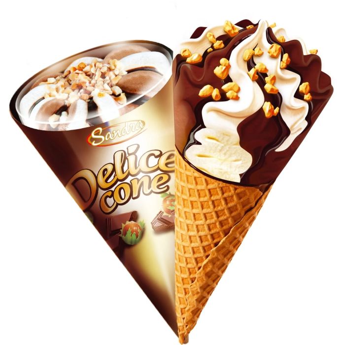 Sandra Delice Chocolate Ice Cream Cone