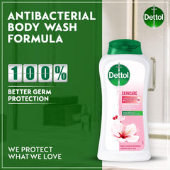 Dettol Skincare Shower Gel & Body Wash Rose & Sakura Blossom Scent 250 ml