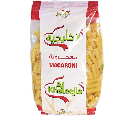 Al Khaleejia Thin Curved Macaroni Pasta 400 GMX4 PCS OTR