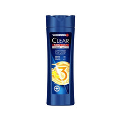 Clear Men Active Fresh 3in1 Invigorating Shampoo, Body & Face Wash Citrus Scent 400ML