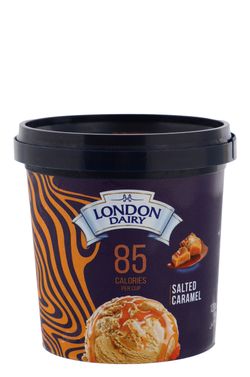 London Dairy Salted Caramel Ice Cream - Vegetarian 125ml
