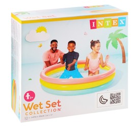 Intex Wet Set Collection Multicolored Inflatable Pool (1.47Mx33cm) (2+ Years)