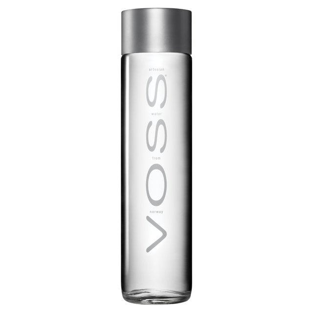 Voss Natural Mineral Water Glass Bottle 800ml