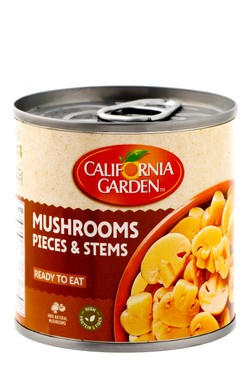 California Garden Mushrooms Pieces & Stems 184 Gm