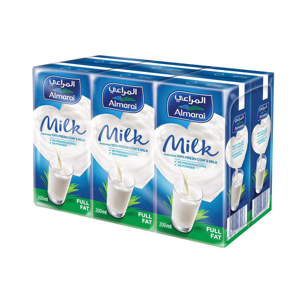 ALMARIA FULL FAT MILK 6*200 ML X6