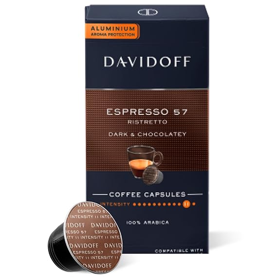 Davidoff Espresso 57 Ristretto Coffee Capsules - Intensity 1110 Capsules