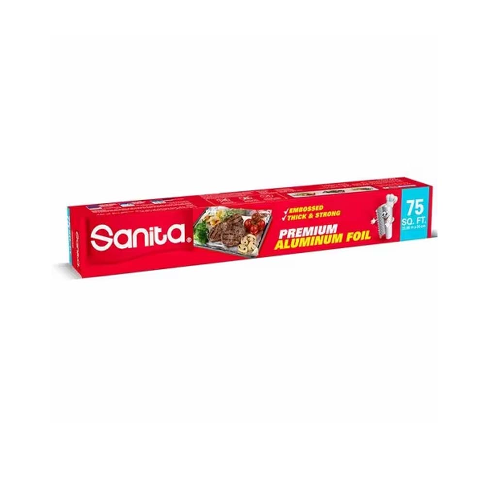 Sanita Aluminum Foil (22.86Mx30cm) 75 Square Feet