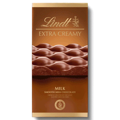 Lindt Extra Creamy Smooth Milk Chocolate Slab