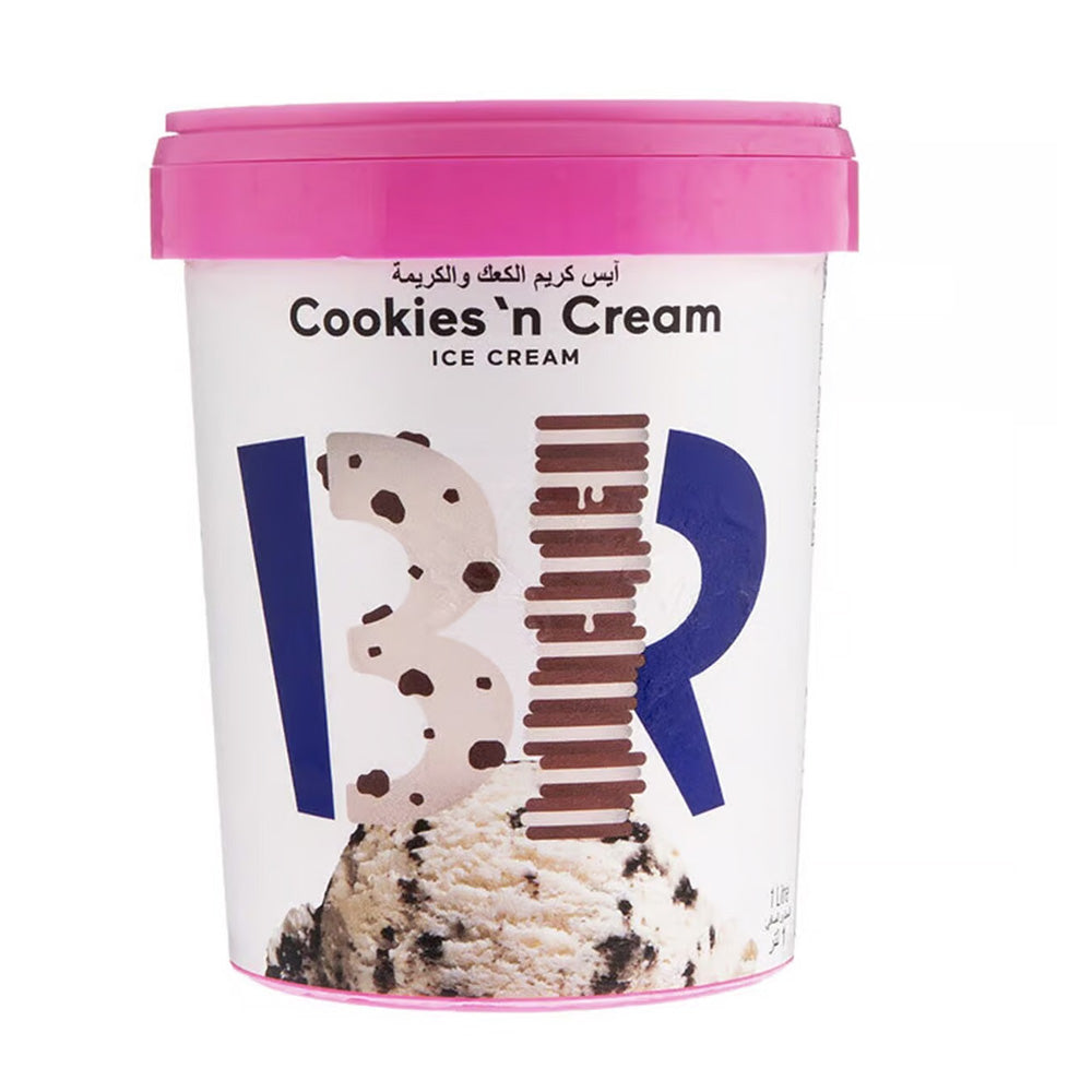 Baskin Robbins Cookies 'n Cream Ice Cream 1L