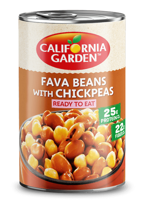 C.GARDEN FAVA BEANS CHICKPEAS&GARLIC 450GM