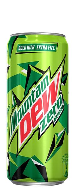 Mountain Dew Zero Sugar Extra Fizz 330 Ml