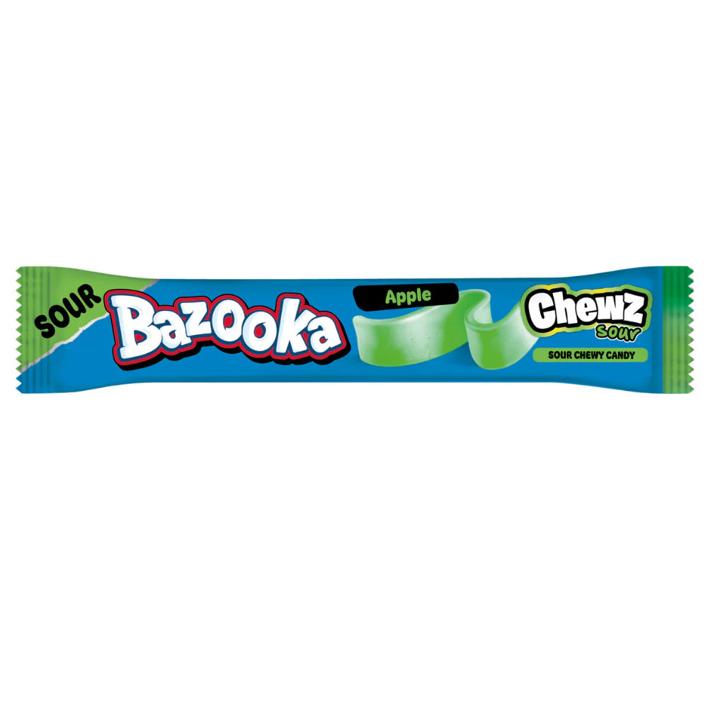 Bazooka Sour Soft Chewy Candy Apple Flavor 14gm