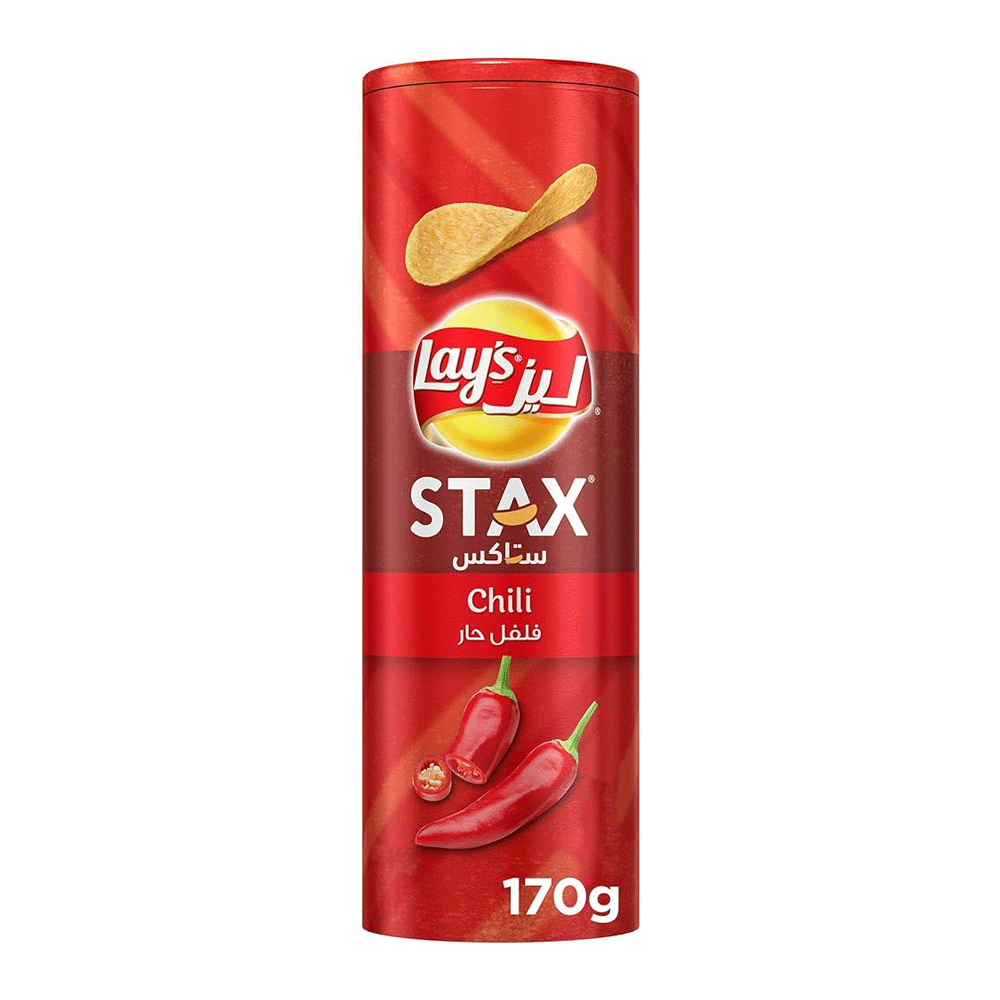 Lays Stax Chilli 170gm