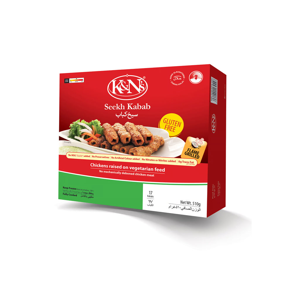 K&N's Frozen Seekh Kabab 510g