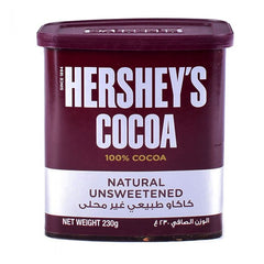 HERSHEYS COCOA NAT UNSWEETENED 230GM