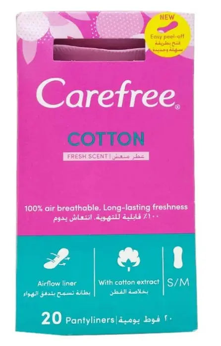 CAREFREEE COTTON 20PADS