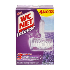 Wc Net Intense Toilet Rim Block Lavender Fresh Scent 4x34gm