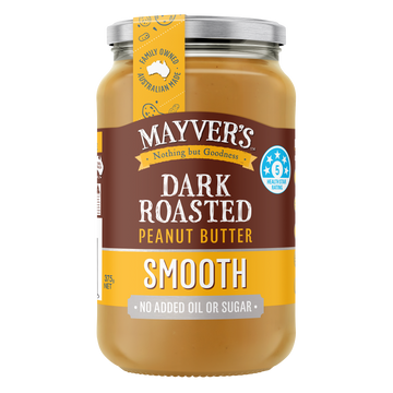 Mayvers Dark Roasted Peanut Butter 375gm