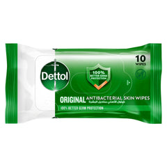 Dettol Original Antibacterial Skin Wipes 10 pcs