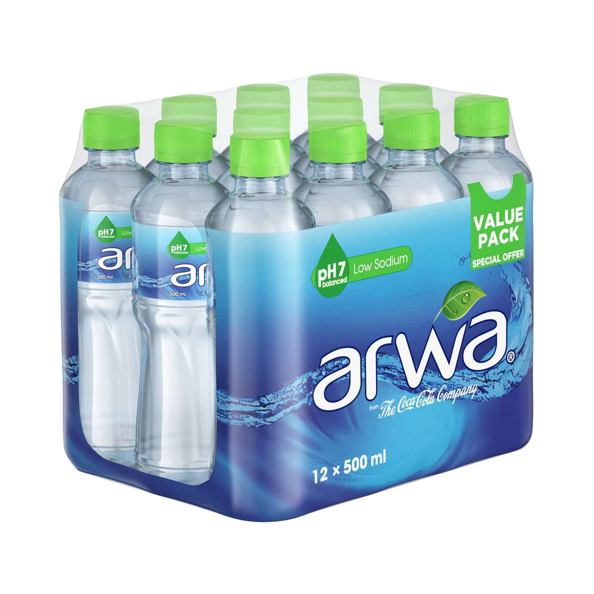 ARWA LOW SODIUM WATER 500ML X12