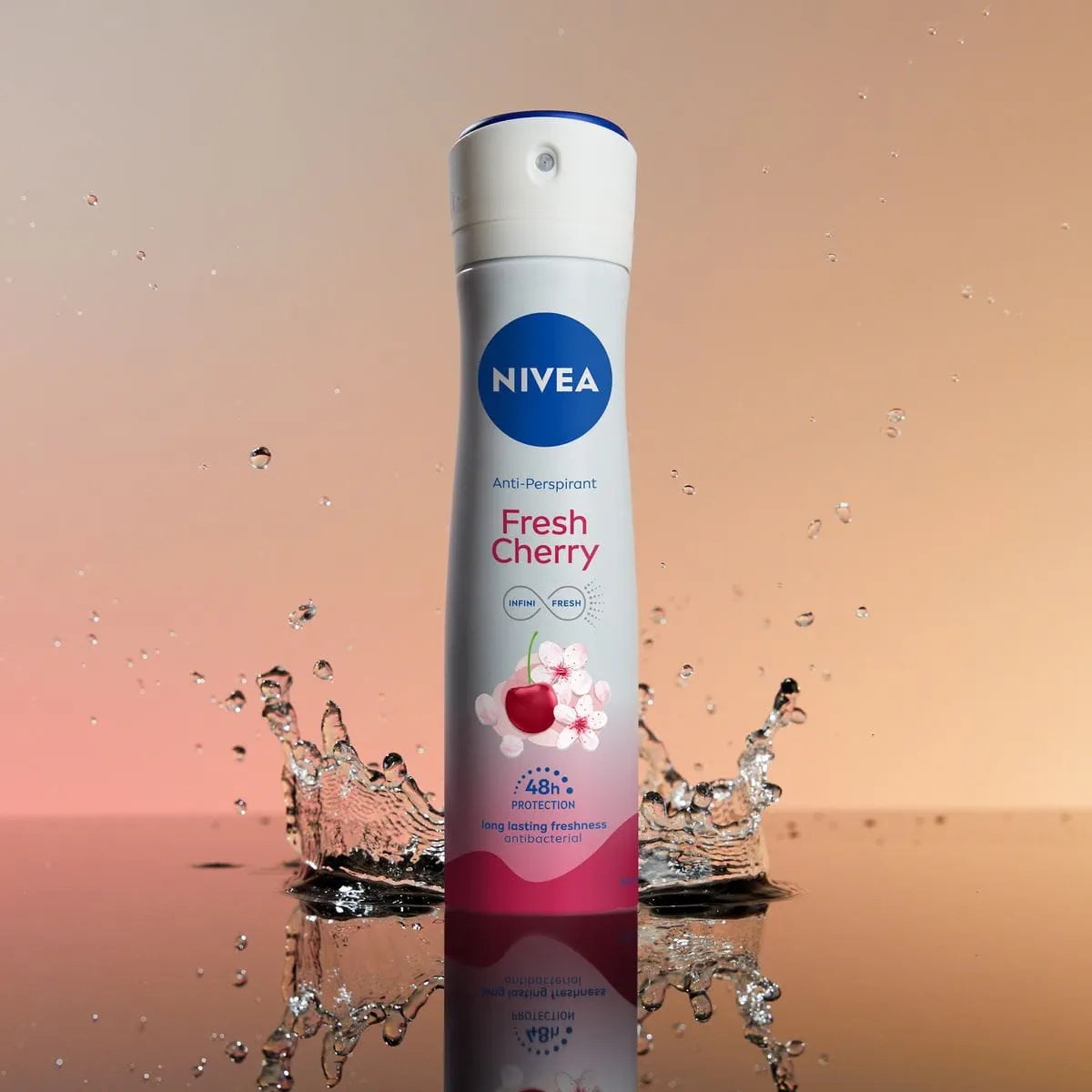 Nivea Antiperspirant 48H Deodorant Spray Fresh Cherry Scent 150ml