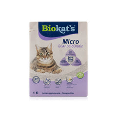 Biokat's Micro Bianco Classic Extra Fine Clumping Cat Litter 6LTR