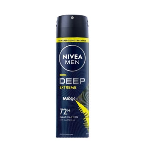 NIVEA MEN DEEO EXTREME 72H BLACK CARBON 150ML