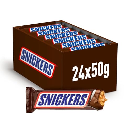 Snickers Chocolate Bar Filled with Caramel & PeanutsX24 PC OTR