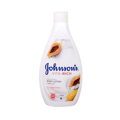 Johnsons Vita-Rich Smoothing Body Wash With Papaya Extract 400 ml+250 Ml