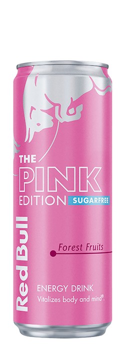Red Bull The Pink Edition Energy Drink Forest Fruits Flavor - Sugar Free
