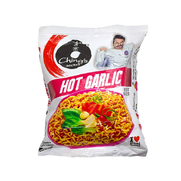 Chings Secret Instant Noodles Hot Garlic Flavor 60gm