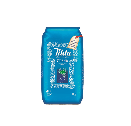 TILDA LEGENDRY RICE GRAND EXTRA LONG BASMATI RICE 2KG