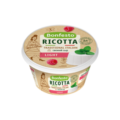 Bonfesto Light Ricotta Cheese (40% Fat) 250GM