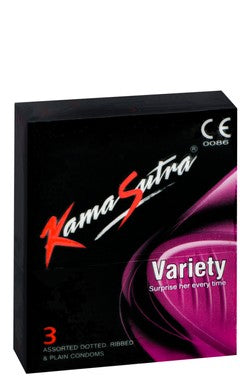 Kamasutra Condom Variety 3'S