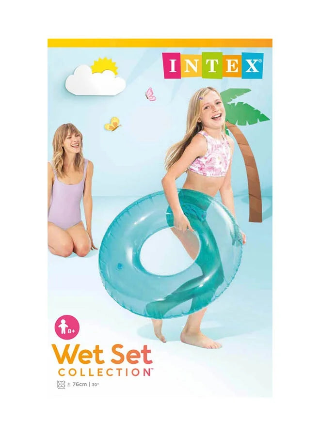 Intex Wet Set Collection Blue 76cm Inflatable Swimming Tube (8+ Years)