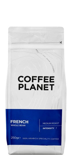 Coffee Planet French Arabica Coffee Beans Medium Roast 250g