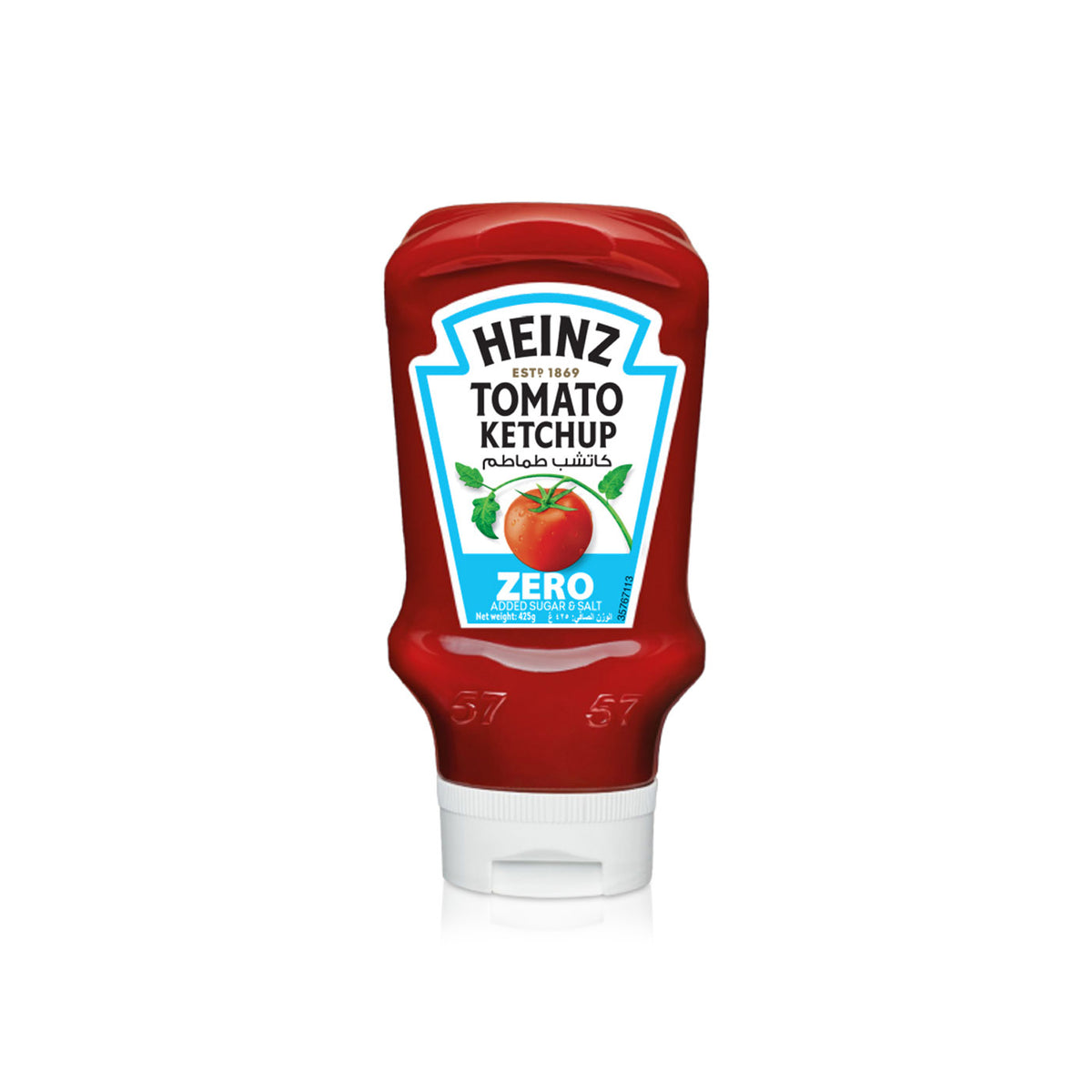HEINZ TOMATO KETCHUP ZERO 425GM