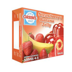 Green's Strawberry & Banana Jelly Dessert Mix 80gm